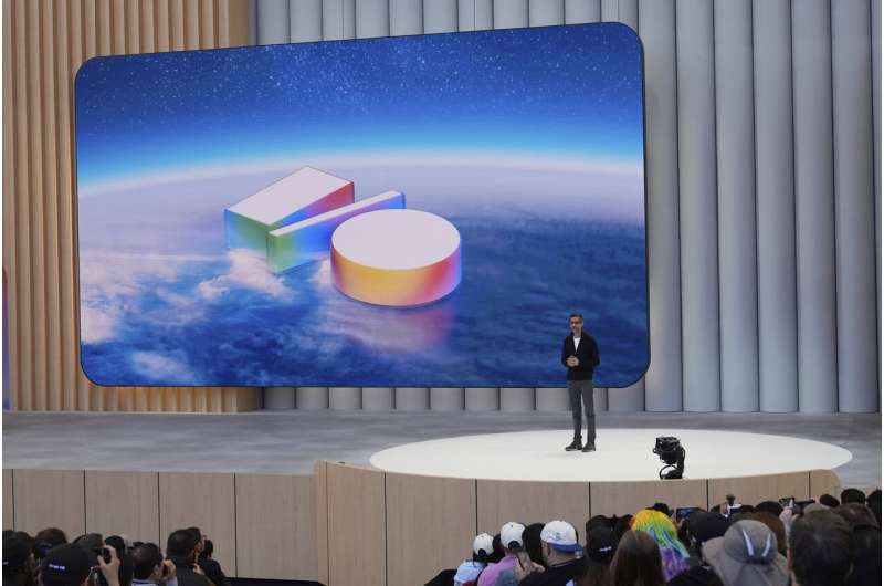 Alphabet CEO Sundar Pichai speaks at a Google I/O event in Mountain View, Calif., Tuesday, May 20, 2025. Credit: AP Photo/Jeff Chiu Google's search engine can go into full 'AI mode' as its makeover moves into its next phase
