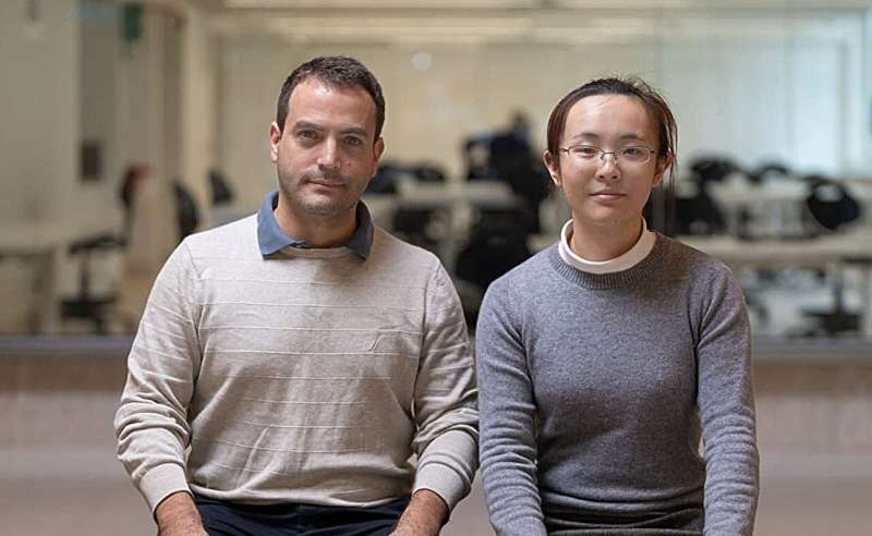 ANU Associate Professor Juan Felipe Torres (L) says conventional reverse osmosis desalination technology is a costly, energy-intensive process. Credit: Jamie Kidston/ANU ANU start-up offers green solutions for extraction of valuable materials