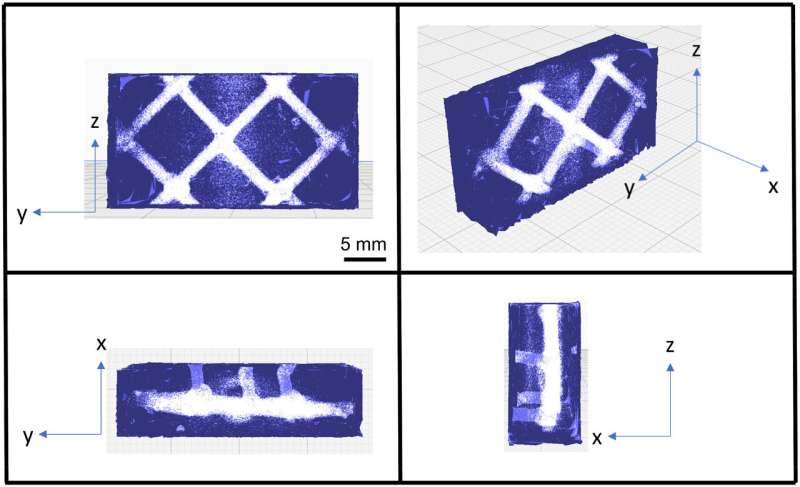 3D X-ray scan reconstruction of vascular building materials created by researchers at Drexel University. Credit: Drexel University Drexel engineers want to make buildings more energy efficient by making walls, floors and ceilings more like elephant ears